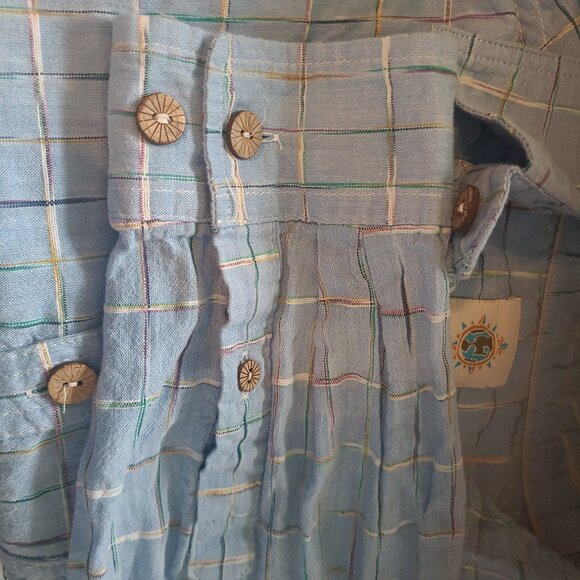 Men's The territory Ahead Button front shirt - L Check pattern Style T3631 - Picture 8 of 10